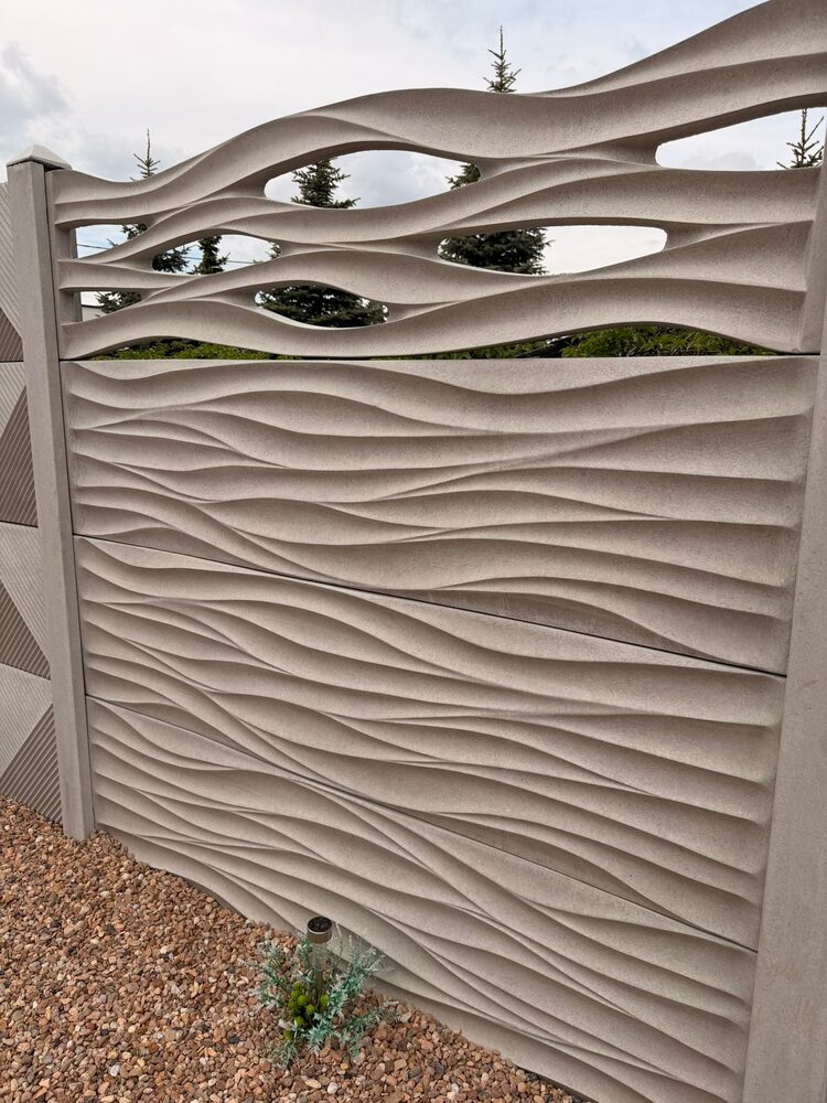 Neue Linie Modell 09 – Nahaufnahme der Relief-Struktur